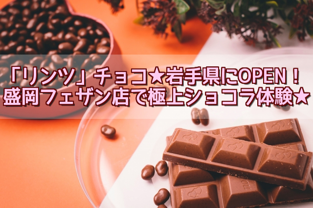 リンツ チョコ 岩手県にopen 盛岡フェザン店で極上ショコラ体験 トウホクノオト